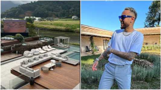 Neymar divulga novas fotos da mansão em Mangaratiba