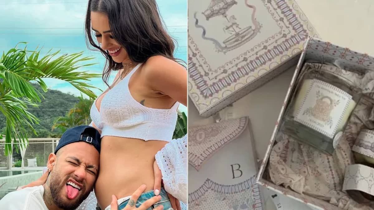 Neymar e Bruna Biancardi realizam chá revelação com amigos e familiares 