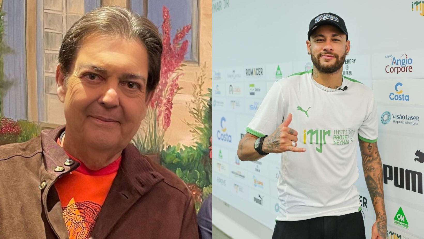 Faustão doa item raro para leilão beneficente de Neymar; veja fotos