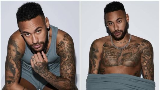 Neymar estrela campanha de Kim Kardashian