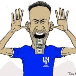 Charge do Duke: Neymar ainda mais milionário no Al Hilal da Arábia Saudita