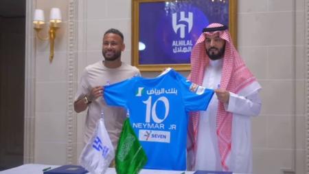 Neymar foi apresentado esta semana como reforço do Al-Hilal, da Arábia Saudita