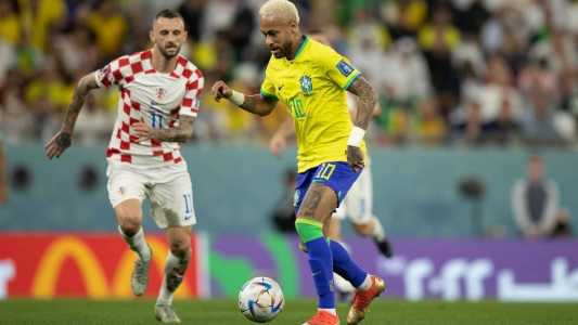 Neymar marcou o gol do Brasil na prorrogação, mas não chegou a cobrar o seu pênalti na disputa final com a Croácia