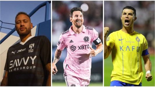 Neymar, Messi e CR7 foram os mais buscados