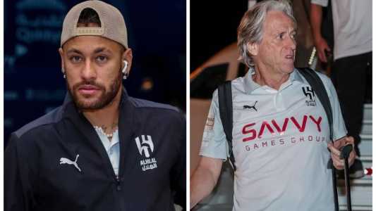 Neymar não ficou satisfeito com as cobranças de Jorge Jesus