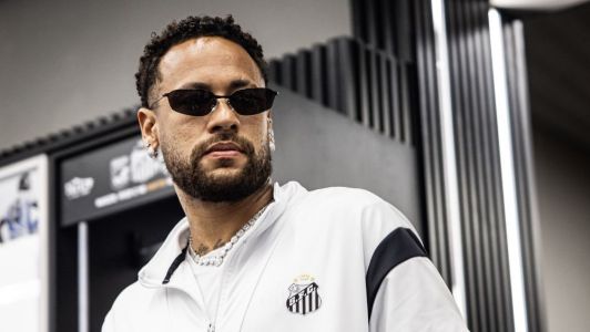 Neymar, meia-atacante do Santos