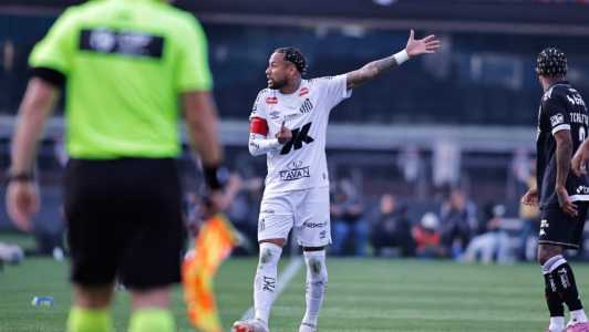Neymar, do Santos, em partida contra o Vasco pela Série A do Campeonato Brasileiro