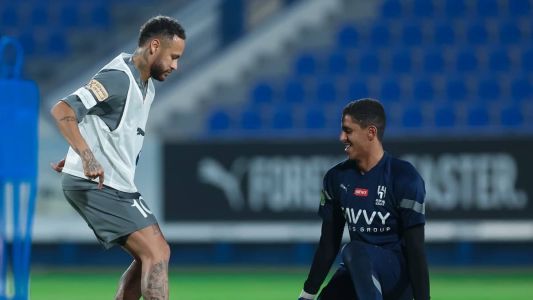 Neymar treina normalmente no Al-Hilal