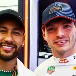 Neymar vai à primeira corrida de F1 do ano e 'tieta' Verstappen e outros pilotos