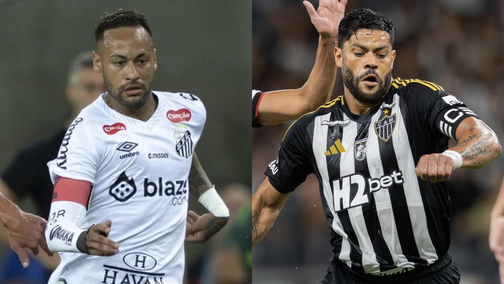 Em duelo Neymar x Hulk, Atlético e Santos brigam por primeira vitória no Brasileirão