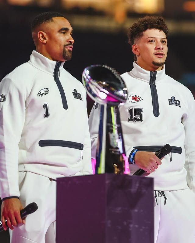 Patrick Mahomes x Jalen Hurts: compare números dos quarterbacks do Super Bowl LIX