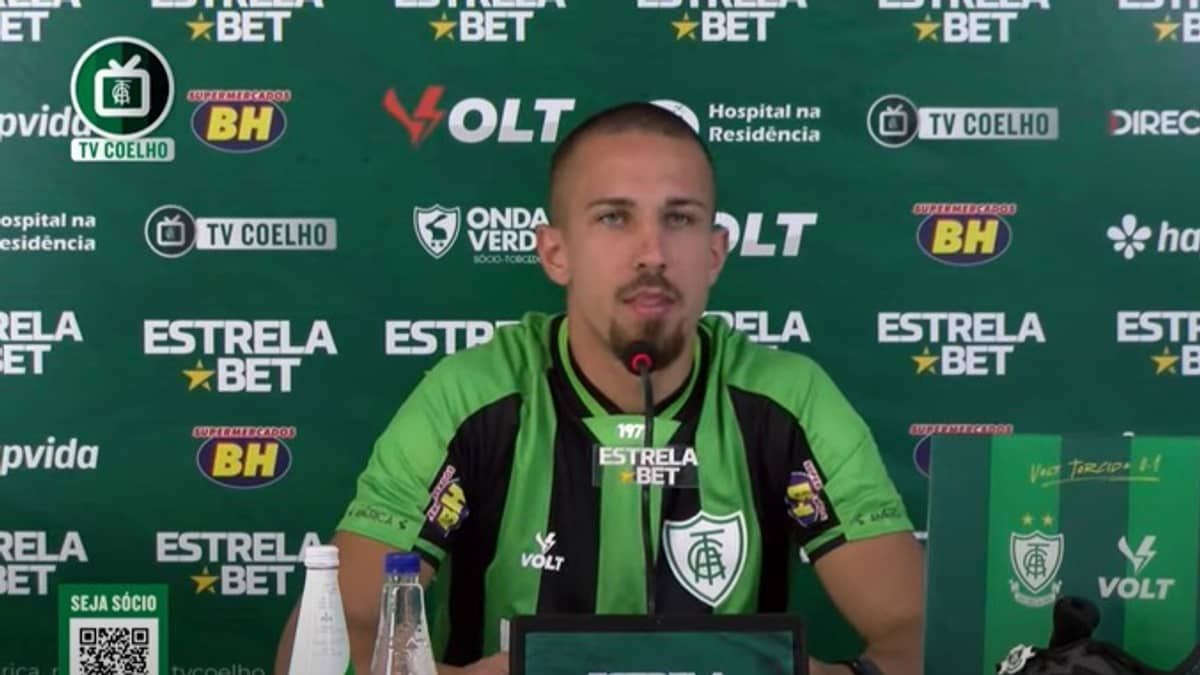 Apresentado, Nicolas elogia projeto do América e comenta sobre chegada a BH