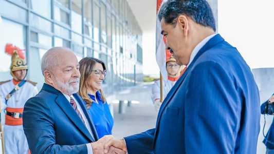 Nicolás Maduro se reuniu com Lula em maio, em visita a Brasília