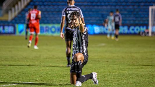 Nicolas marcou o primeiro gol com a camisa alvinegra