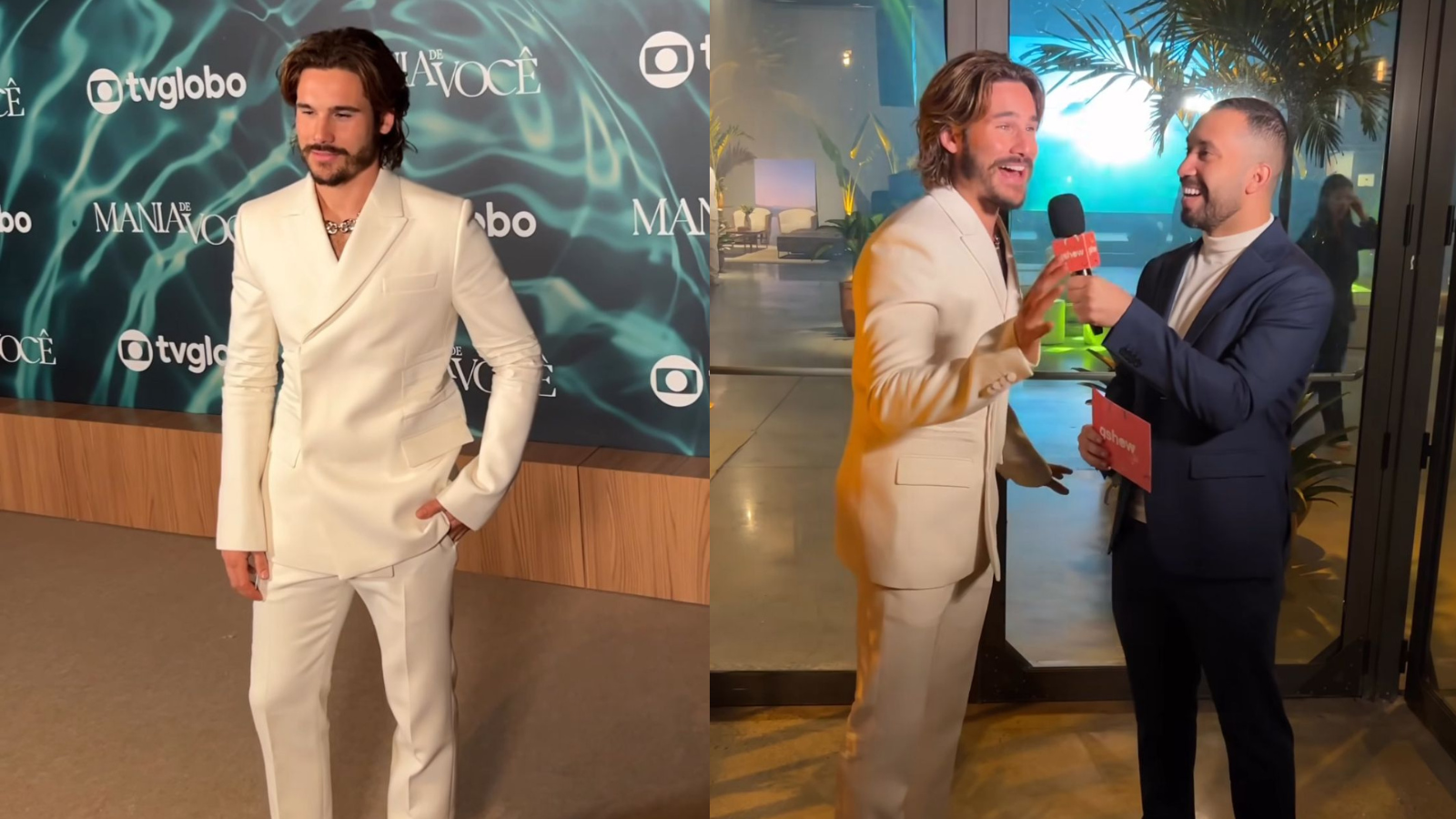 Nicolas Prattes revela reação de Sabrina Sato com cenas quentes dele em 'Mania de Você';