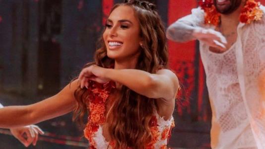 Nicole Bahls integra o grupo B no Dança dos Famosos