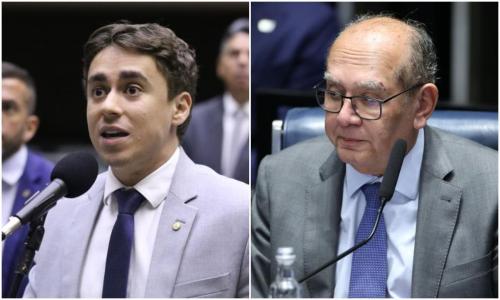 Nikolas anunciou projeto em resposta à decisão de Gilmar Mendes restringindo poder de senadores para depor ministros do STF