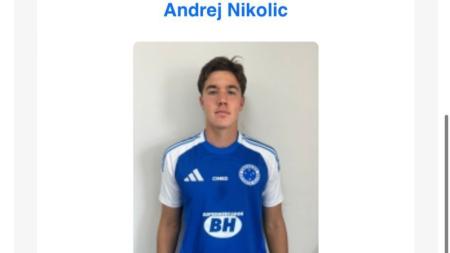 Andrej Nikolic registrado pelo Cruzeiro no BID da CBF