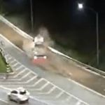 Vídeo: caminhão utiliza área de escape do Anel Rodoviário e evita acidente