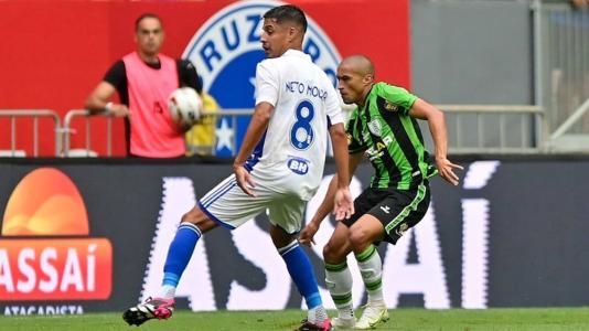 Nino Paraíba foi um dos destaques do América na vitória sobre o Cruzeiro