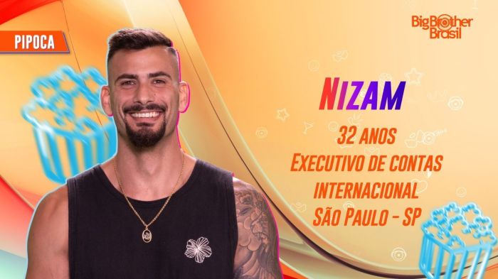 Nizan é do time Pipoca do BBB 24