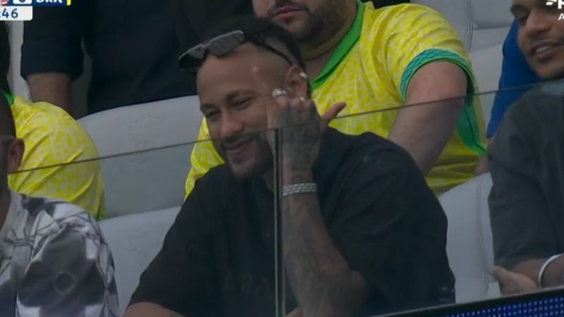 Neymar vai a Vegas e marca presença em jogo da Seleção Brasileira