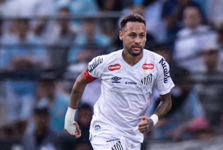Neymar em Novorizontino 1 x 0 Santos, pelo Paulistão 2026