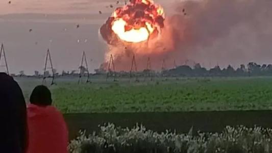 No início de junho, a Ucrânia destruiu depósito de munição russo em área invadida