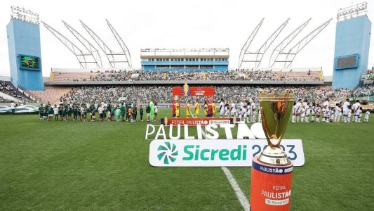 No jogo da ida da final, Palmeiras perdeu para o Água Santa por 2 a 1