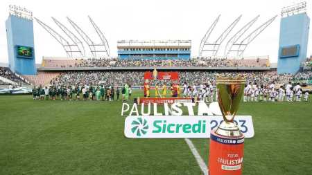 No jogo da ida da final, Palmeiras perdeu para o Água Santa por 2 a 1