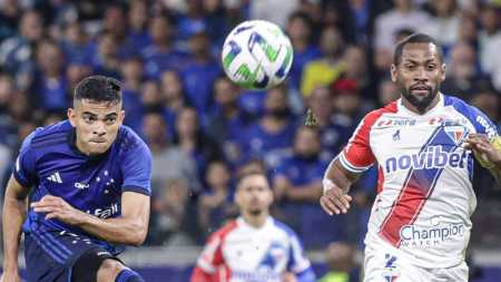 No jogo do primeiro turno da Série A, em 21 de junho, pela 11ª rodada, no Mineirão, Fortaleza venceu o Cruzeiro por 1 a 0
