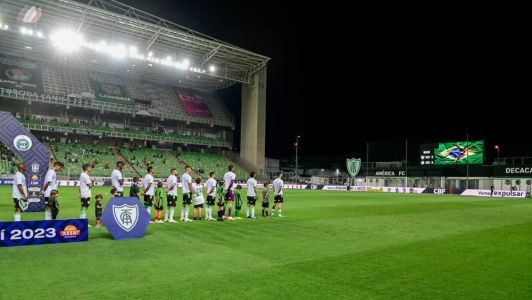 No jogo que decretou o rebaixamento do América, pouco menos de dois mil torcedores estiveram no Independência