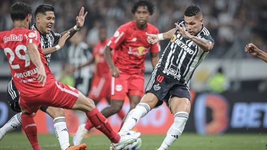 No primeiro turno, Atlético e Bragantino empataram em 1 a 1, no Mineirão