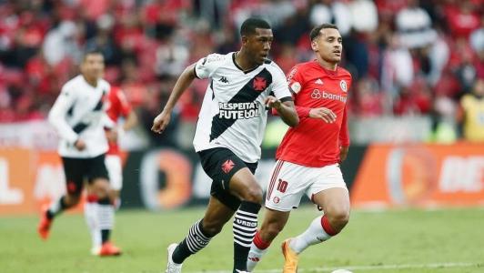 No primeiro turno, Internacional venceu o Vasco por 2 a 1, no Beira-Rio