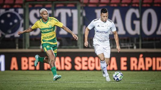 No primeiro turno, o Cruzeiro perdeu para o Cuiabá, em Sete Lagoas, por 1 a 0