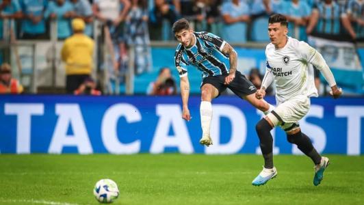 No primeiro turno, o Botafogo venceu por 2 a 0, em Porto Alegre
