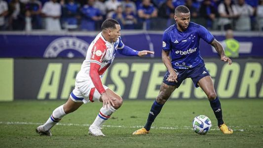 No primeiro turno, o Cruzeiro foi derrotado pelo Fortaleza, no Mineirão