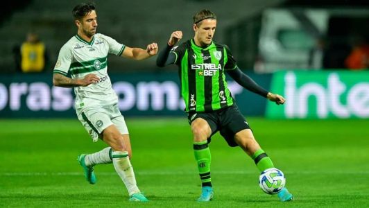 No primeiro turno, o Coritiba venceu o América por 3 a 1 no estádio Couto Pereira