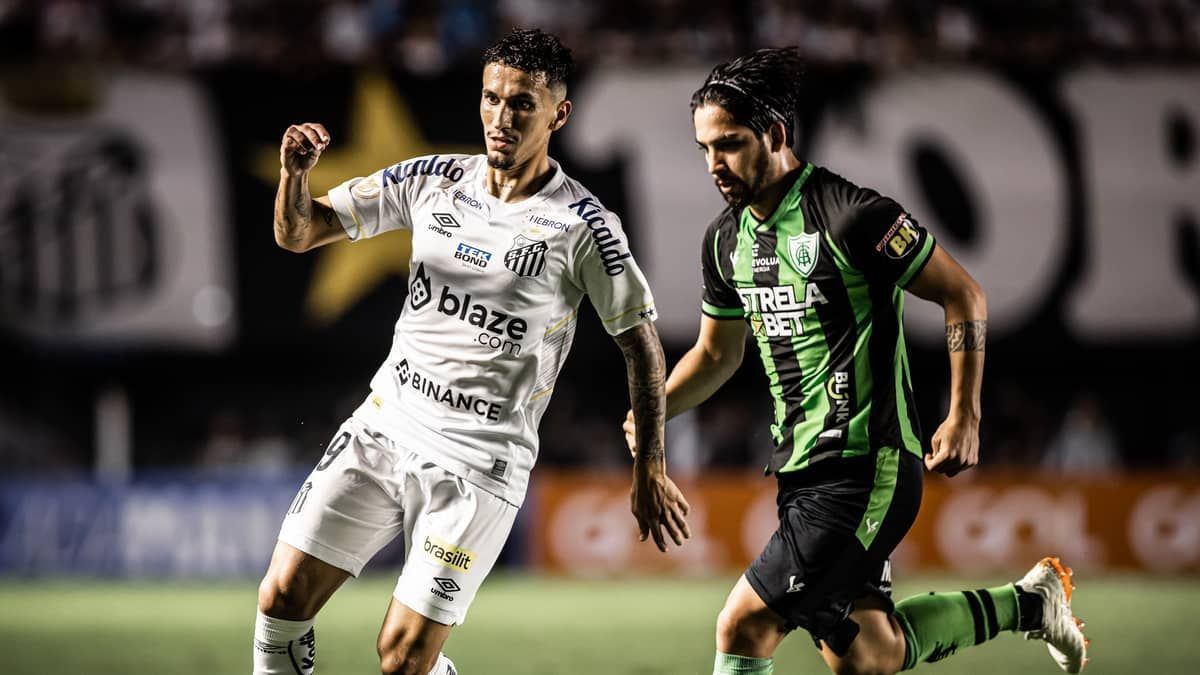 América e Santos fazem 'jogo dos desesperados' pelo Brasileirão em BH
