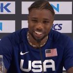 Medalhista de ouro no atletismo questiona título de 'campeão mundial' na NBA