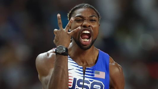 Noah Lyles, tricampeão no Mundial de Atletismo, em Budapeste