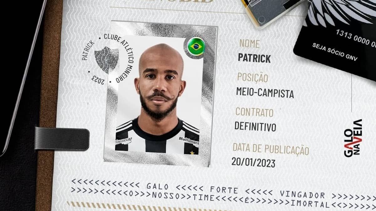 Patrick aparece no BID e pode estrear pelo Atlético