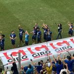 Octa da Superliga, equipe de vôlei do Cruzeiro é homenageada no Independência