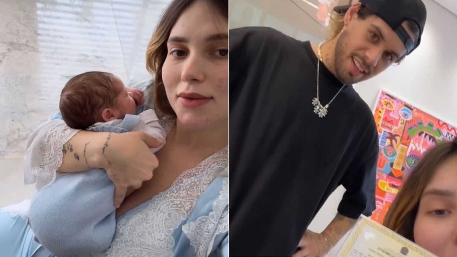 Virginia e Zé Felipe surpreendem ao revelar nome completo do terceiro filho