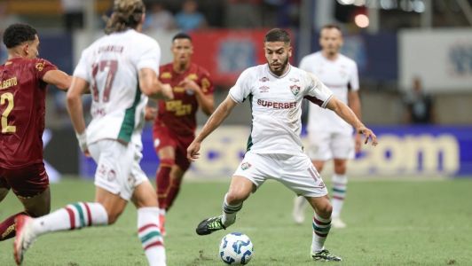 Nonato, meio-campista do Fluminense, em partida contra o Bahia, pela Série A do Campeonato Brasileiro