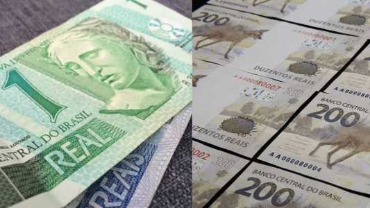 Nota de R$ 200 reais é mais rara que a de R$ 1