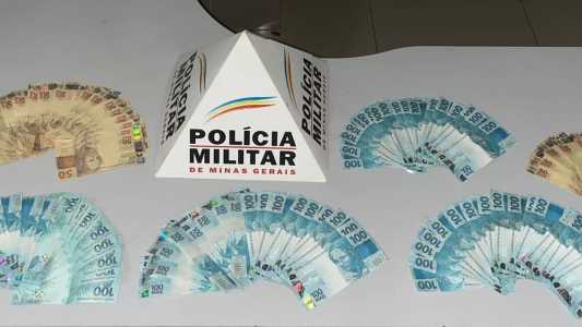 Notas falsas estavam na casa do suspeito