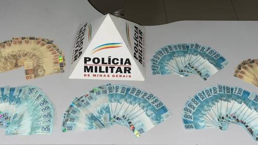 Notas falsas estavam na casa do suspeito