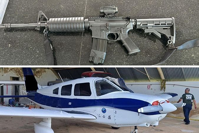 Policial civil é investigado e tem avião, carros de luxo e fuzis apreendidos em Ubá (MG)