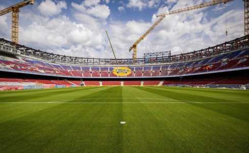 Camp Nou, estádio do Barcelona, em reforma